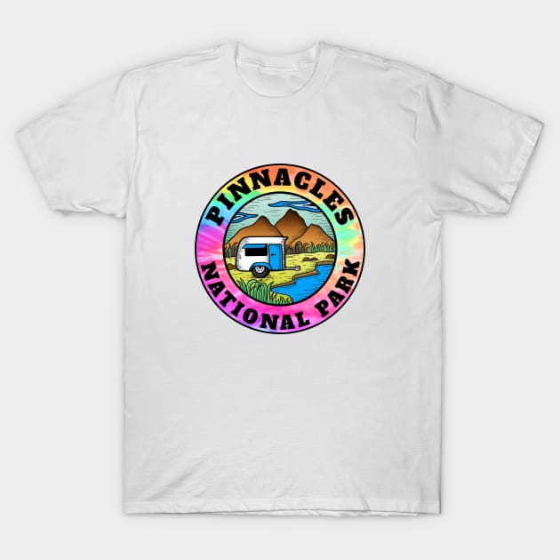 Pinnacles National Park California Camper Camping Camp Trailer T-Shirt by DD2019